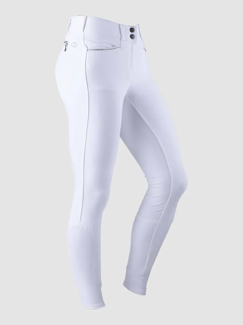 Agaso Full Grip Winter Breeches - White-1