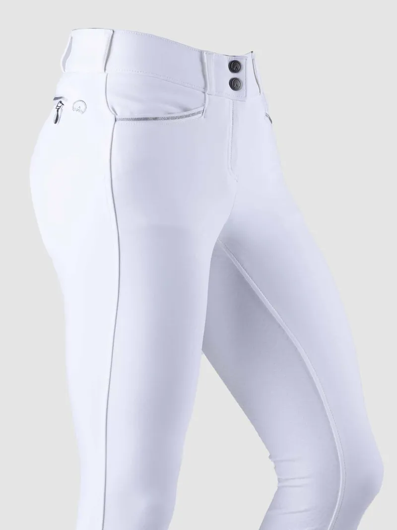 Agaso Full Grip Winter Breeches - White