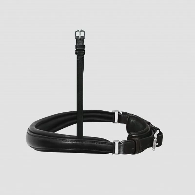 PASSIER Exchangeable Anatomically Formed Caveson Noseband Special Black