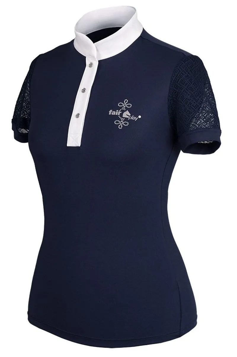 Fair Play Cecile Competition Shirt Navy-1