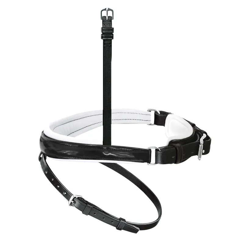 Passier Exchangeable Anatomically Formed Caveson Special with Patent Leather Trim White Lining and Flash