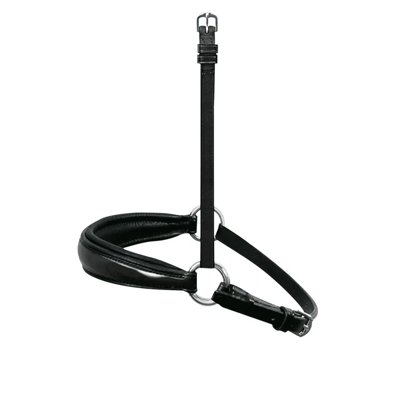 PASSIER Exchangeable Dropped Noseband with Patent Leather Trim