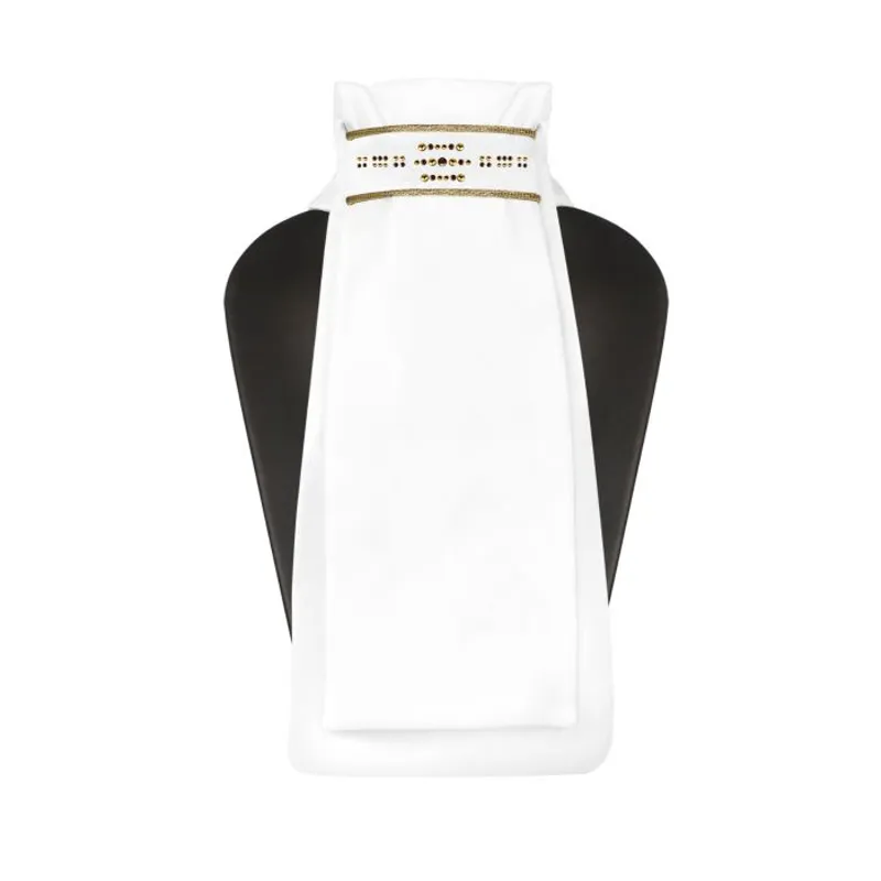 Fair Play Gwen Ready Tied Stock VG White/Gold