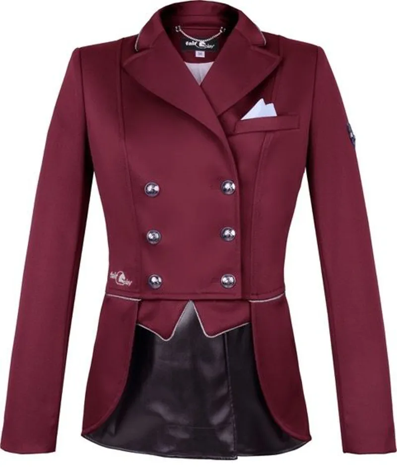 Fair Play Short Tail Beatrice Jacket Burgundy