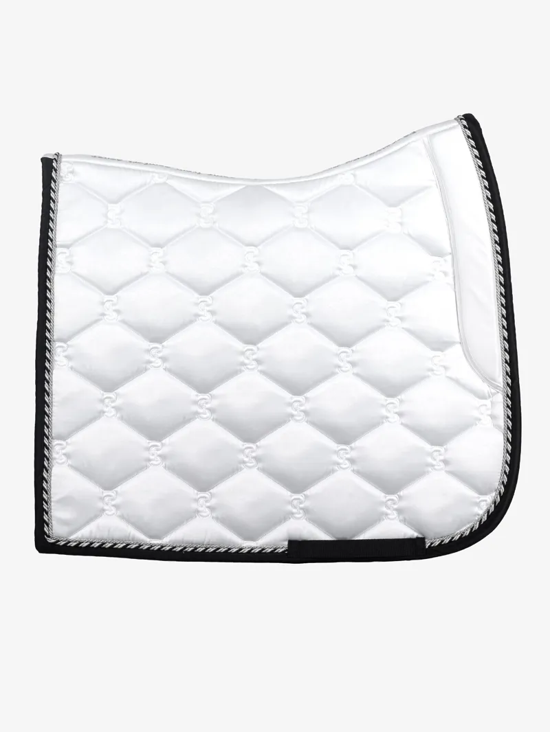 PS of Sweden Dressage Signature Saddle Pad - White/Black-1