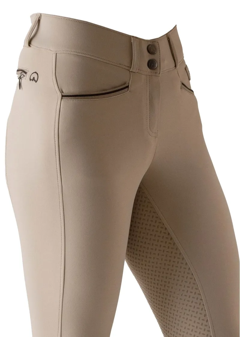 Agaso Full Grip Winter Breeches - Beige
