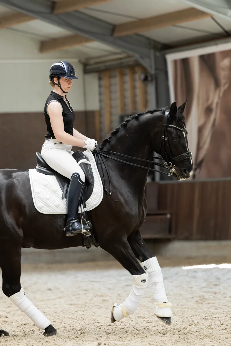 Redsware Tatum Technical sleeveless Polo Shirt Black-7