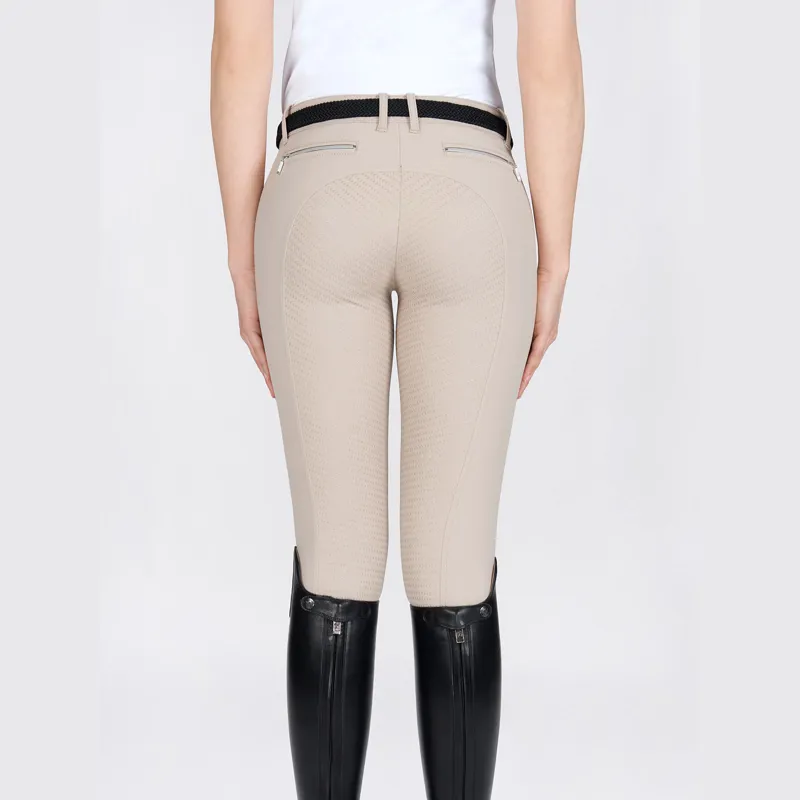 Equiline Ladies Cedar Grip Breeches Beige-1