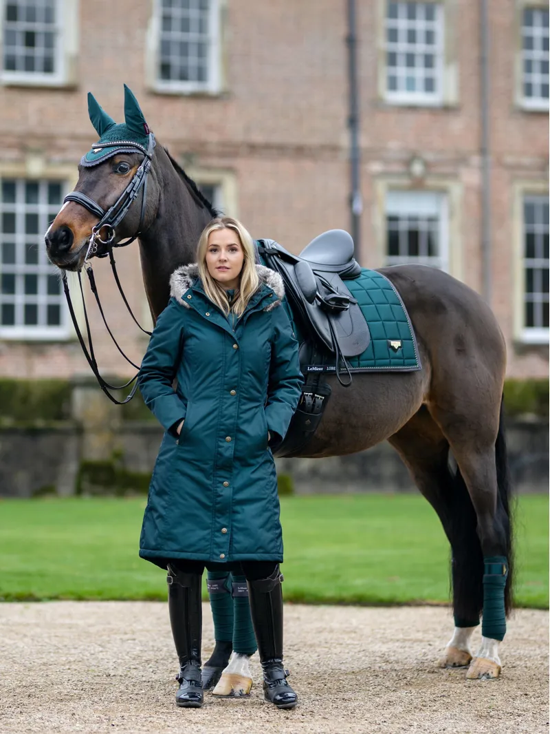 LeMieux Loire Waterproof Riding Coat - Spruce-6
