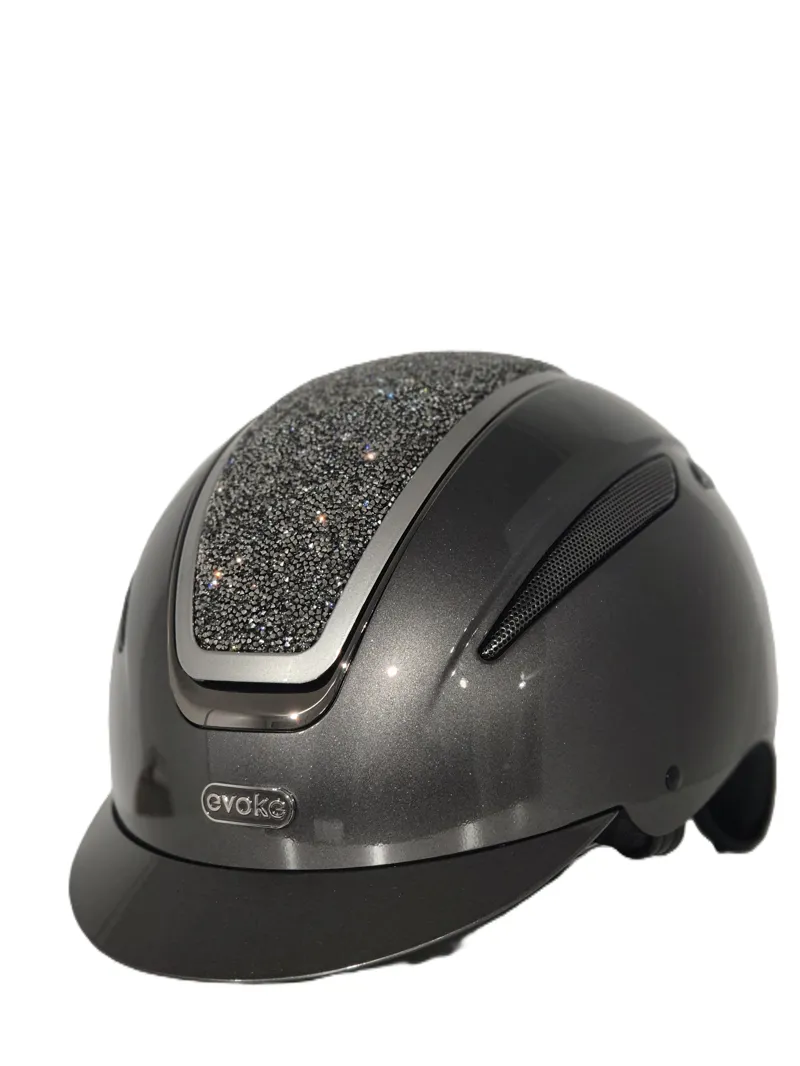 Evoke Callisto Classic Peak Metallic Graphite/Marcasite Crystal