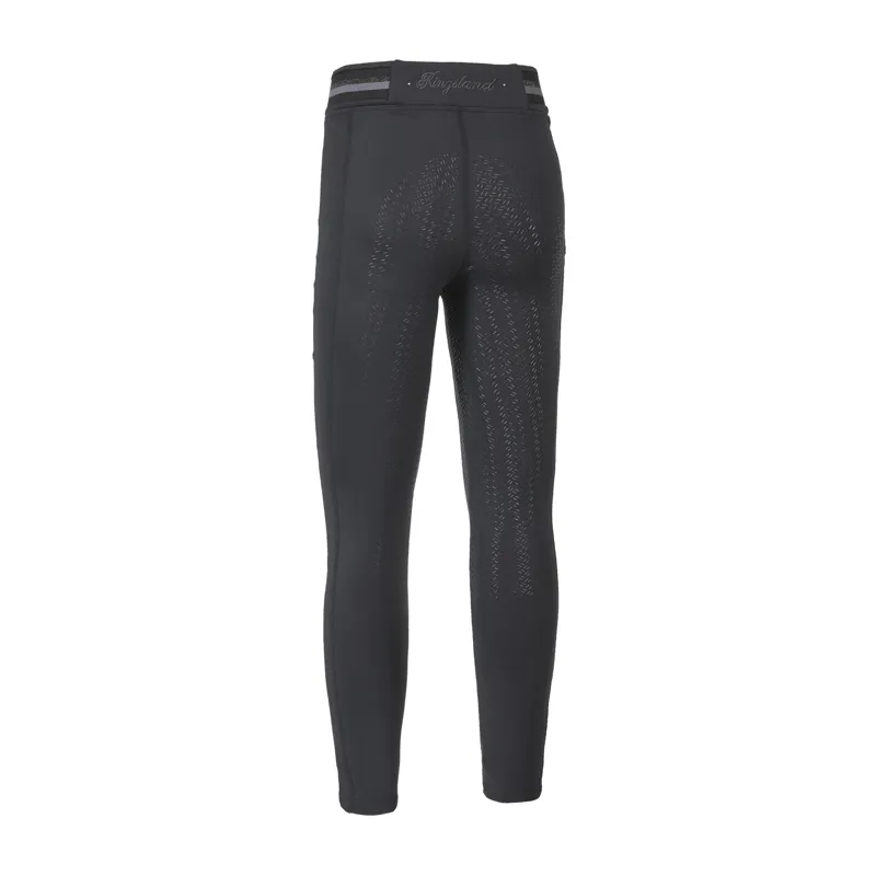 Kingsland Kattie Winter Full Grip Tights - Black-1