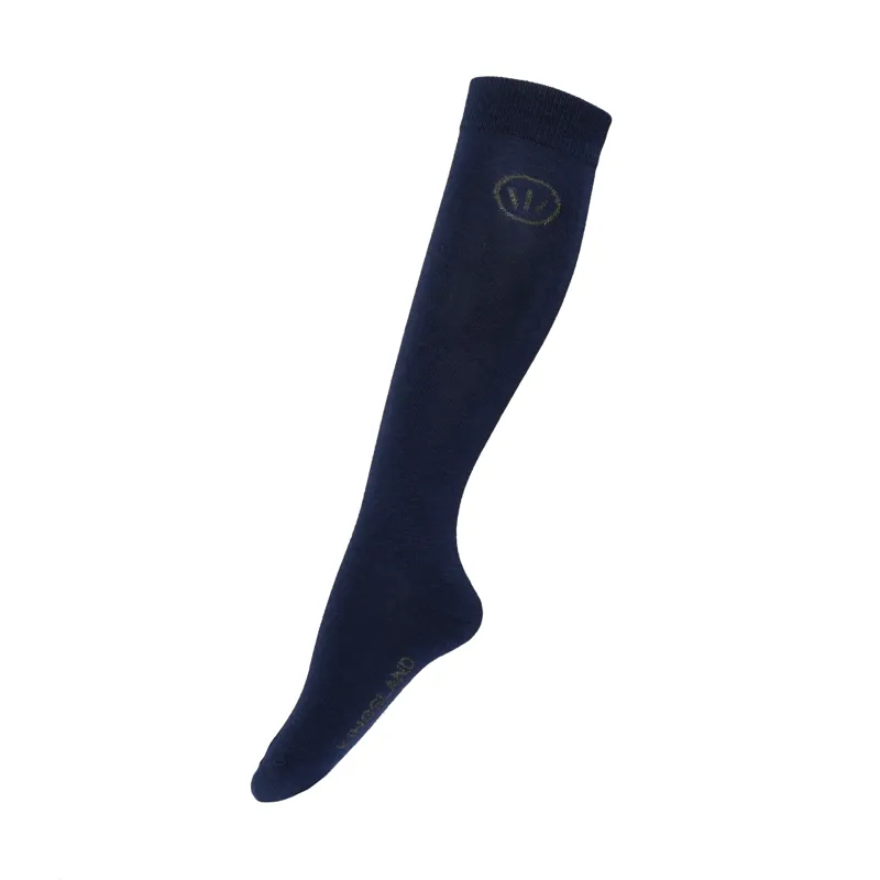  Kingsland Fiorella Wool Mix Knee Socks - Navy