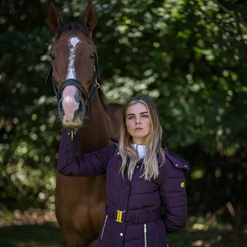 Coldstream Cornhill Quilted Coat - - Mulberry Purple-1