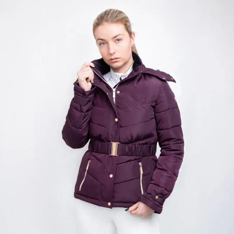 Coldstream Cornhill Quilted Coat - - Mulberry Purple-2