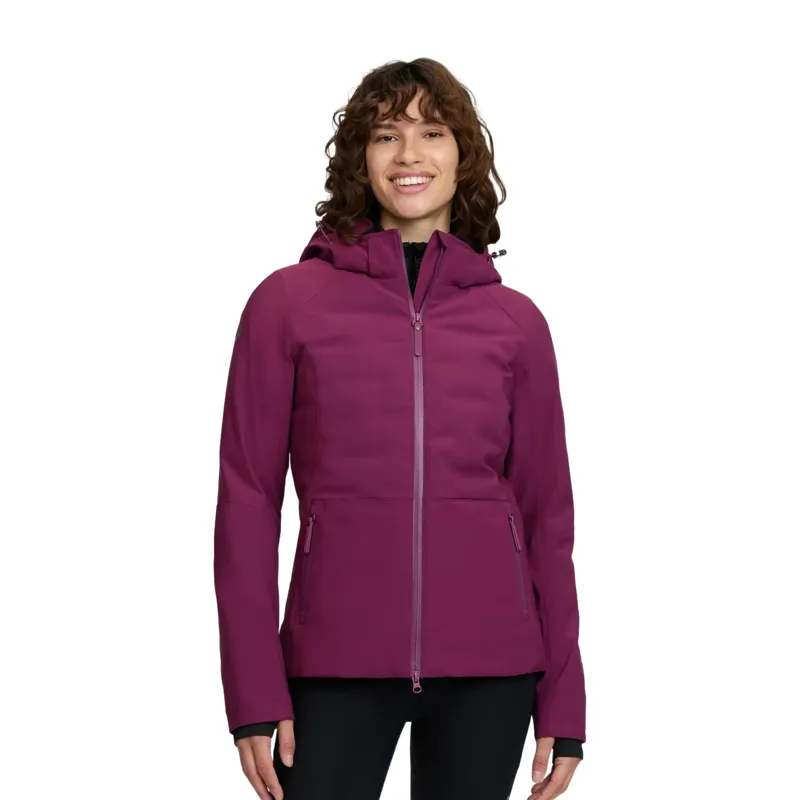 LeMieux Brooke Hybrid 3-in-1 Womens Waterproof Jacket - Blackberry-2