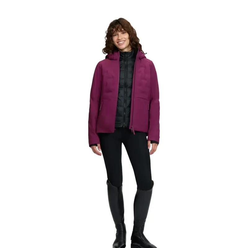 LeMieux Brooke Hybrid 3-in-1 Womens Waterproof Jacket - Blackberry-8
