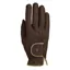 Roeckl Lona Contrast Trim - Brown/Gold