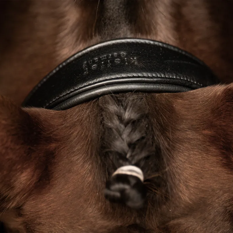 Kieffer Ultrasoft Sue With Crystal Browband - Black-6