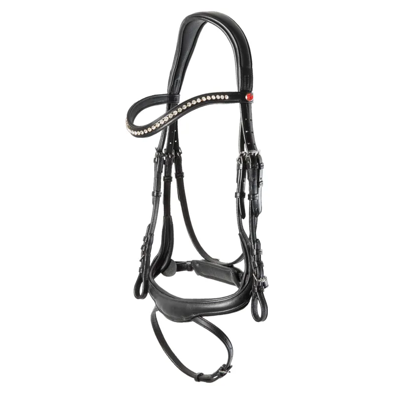 Kieffer Ultrasoft Amy Snaffle Bridle - Black
