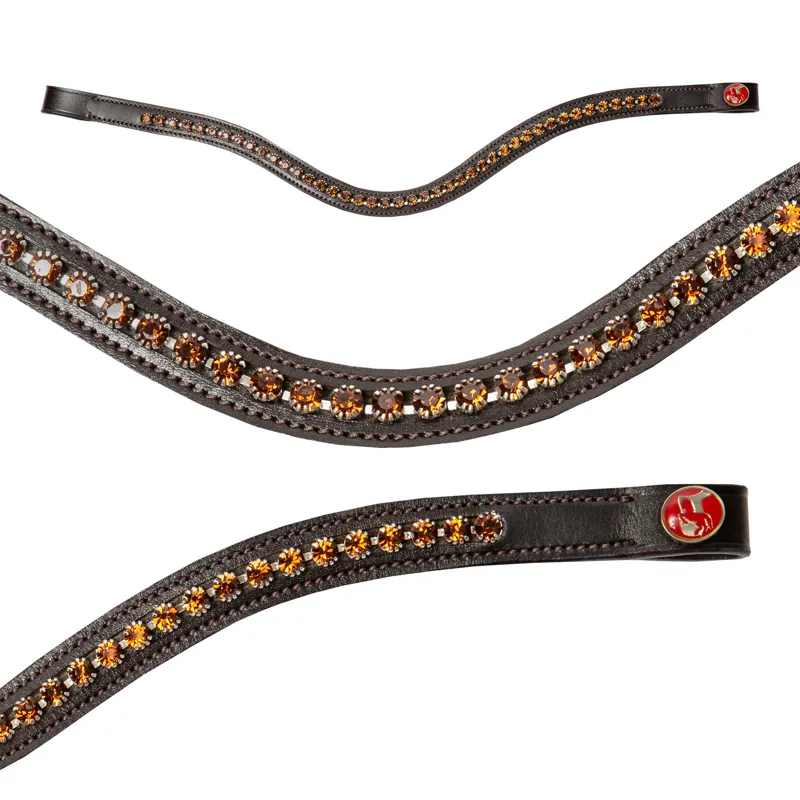 Kieffer Ultrasoft Haflinger Snaffle Bridle - Brown-3