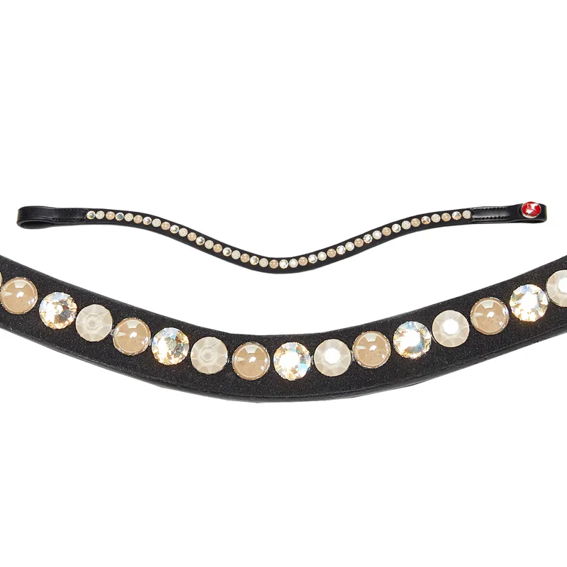Kieffer Ilona Snaffle Bridle - Pearls and Crystals-7