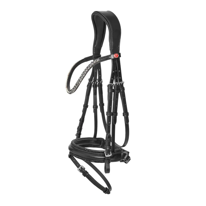 Kieffer Grace Snaffle Bridle - Black