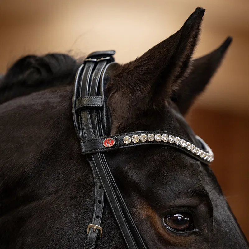 Kieffer Lina Snaffle Bridle - Black-4