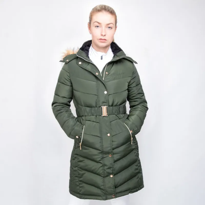 Coldstream Branxton Long Quilted Coat - - Fern Green-1