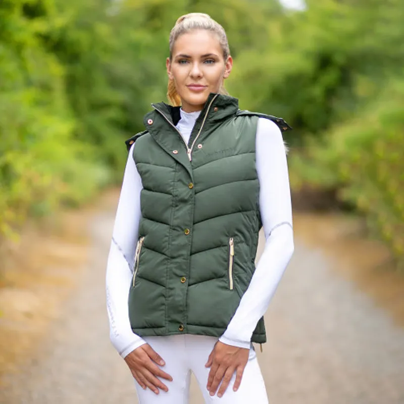 Coldstream Leitholm Quilted Gilet - - Fern Green