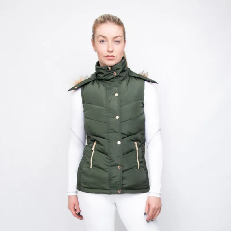 Coldstream Leitholm Quilted Gilet - - Fern Green-2