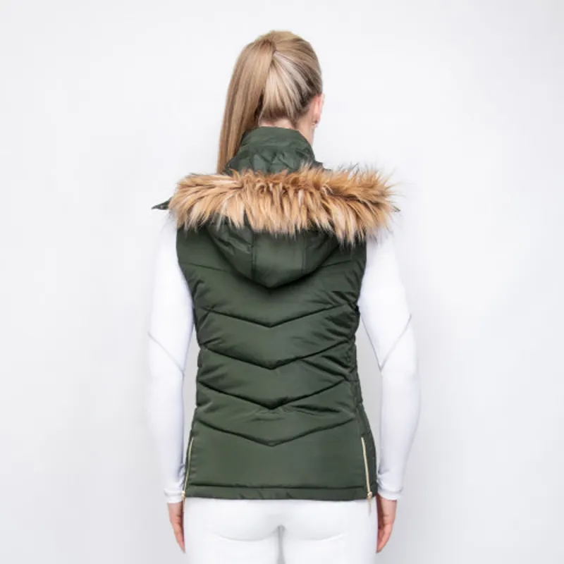 Coldstream Leitholm Quilted Gilet - - Fern Green-3
