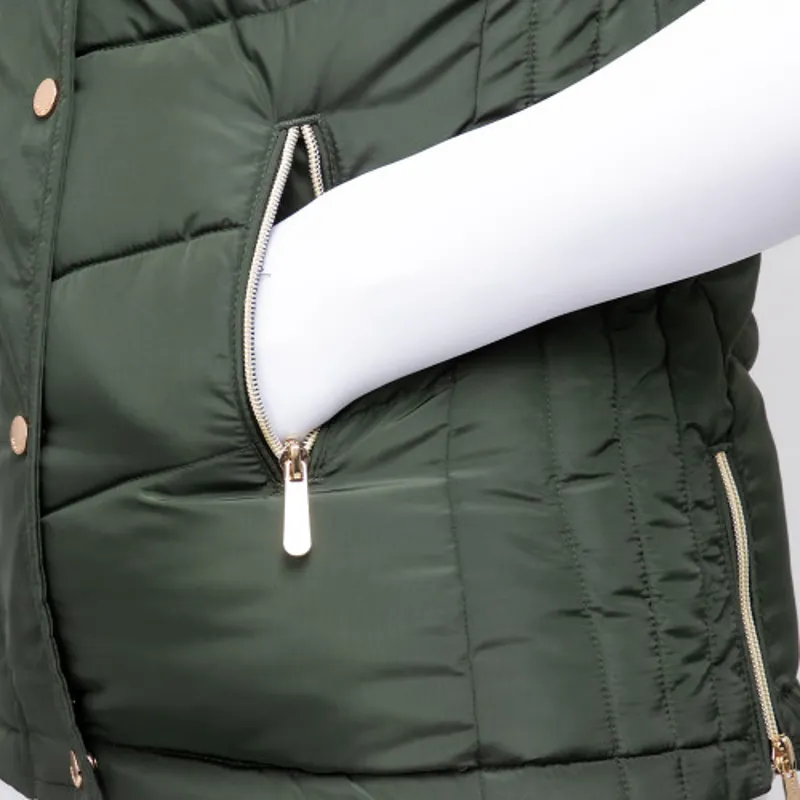 Coldstream Leitholm Quilted Gilet - - Fern Green-6