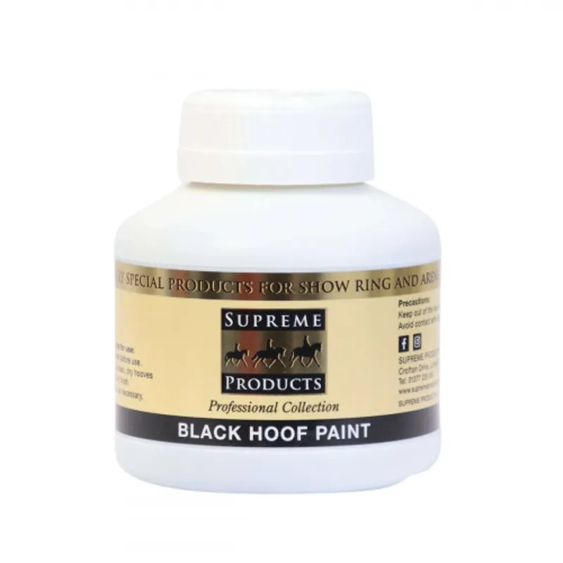 Supreme Products Hoof Paint - Black 250ml