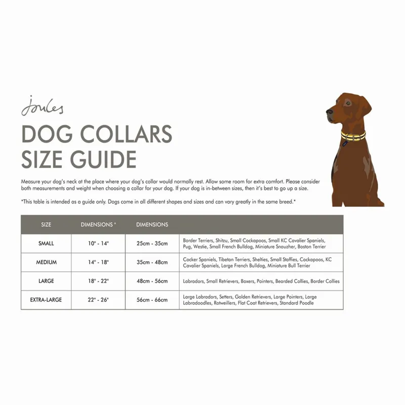 Joules Coastal Dog Collar -4