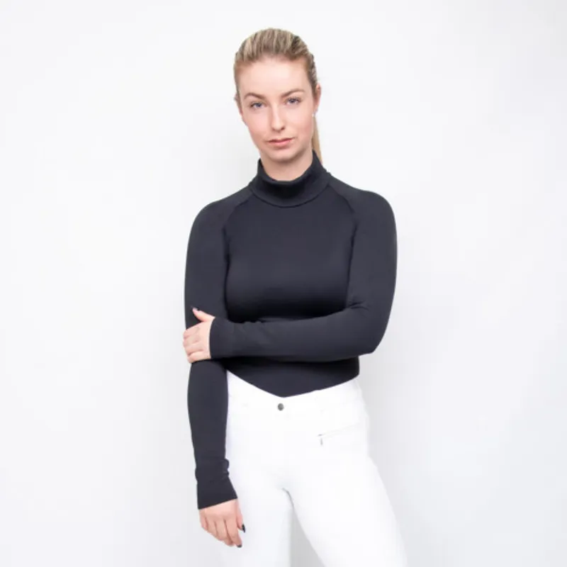 Coldstream Legars Roll Neck Top - - Black-1