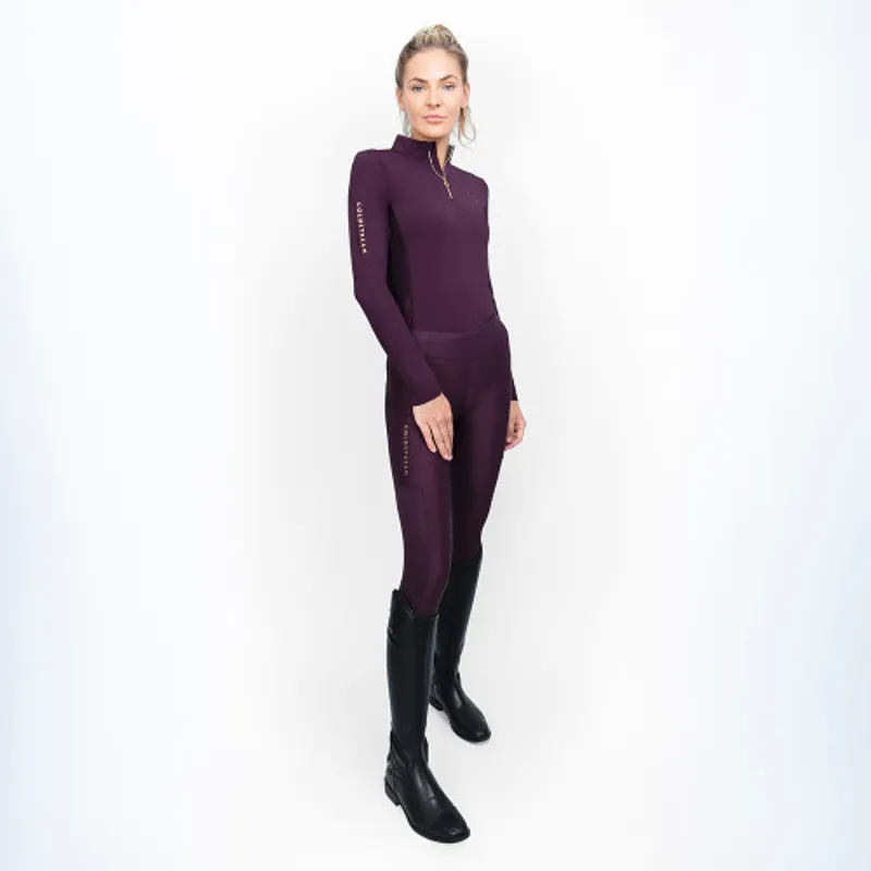 Coldstream Ednam Base Layer - - Mulberry Purple-4