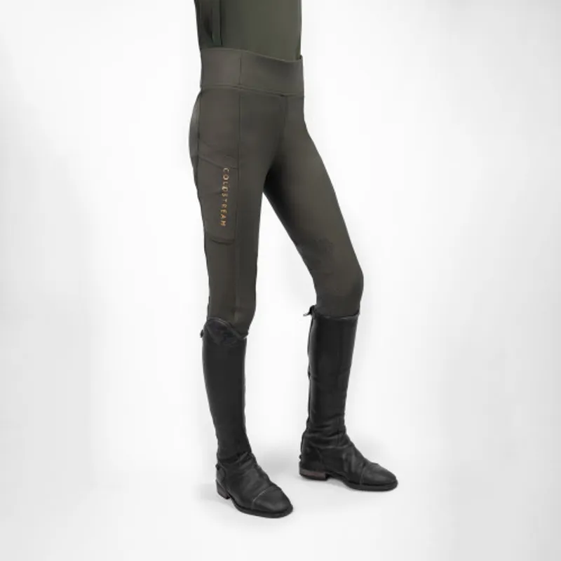 Coldstream Next Generation Ednam Riding Tights - - Fern Green-3