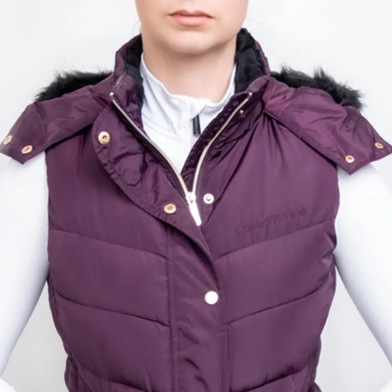 Coldstream Leitholm Quilted Gilet - - Mulberry Purple-4