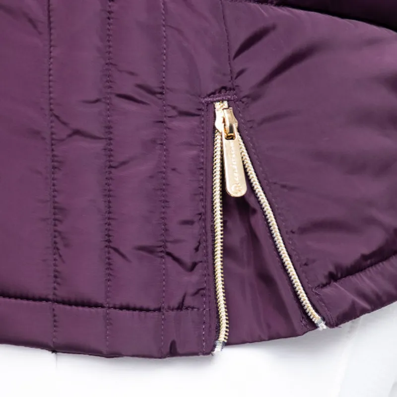 Coldstream Leitholm Quilted Gilet - - Mulberry Purple-6