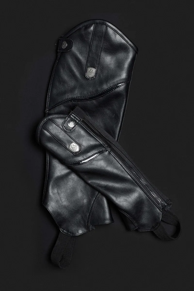 Mountain Horse Veganza Ladies Half Chaps - Black-1