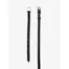 PS of Sweden Flat Throatlash with Light Stitches - Black