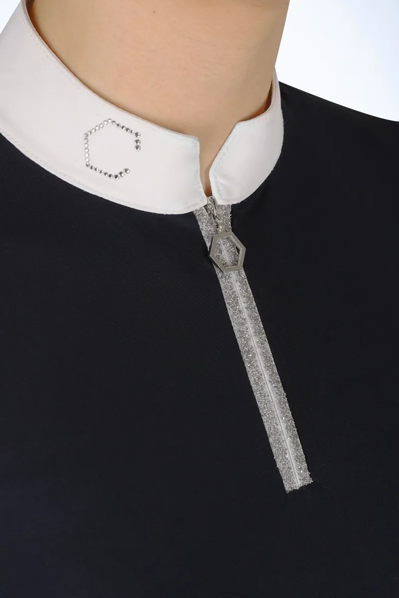 Coldstream Next Generation Long Sleeve Elrick Show Shirt - Navy-1