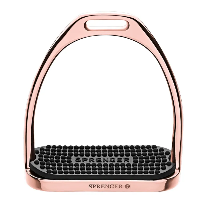 Sprenger Fillis Knife Edge Stirrups Rose Gold Ladies 122mm