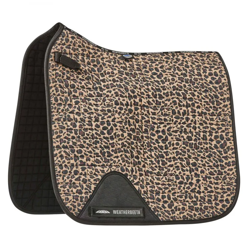 WeatherBeeta Prime Leopard Dressage Saddle Pad