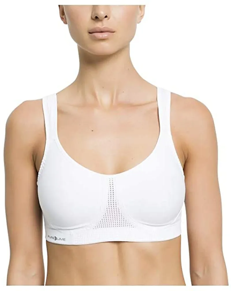Purelime High Impact Support Bra White