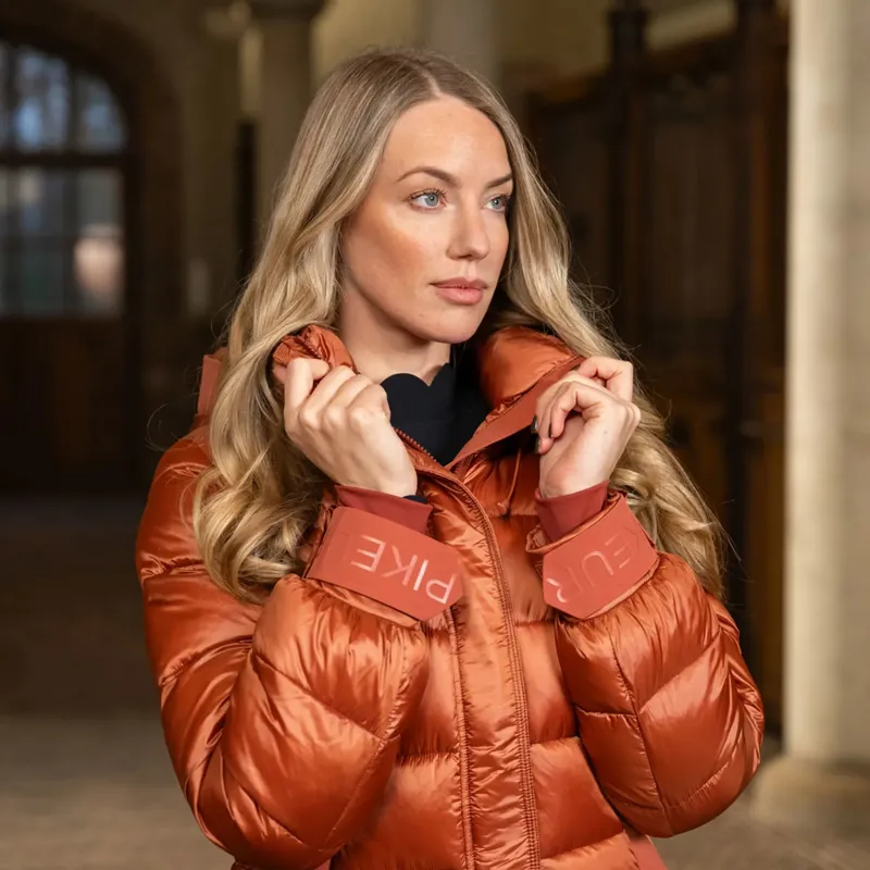 Pikeur Selection 8016 Womens Quilted Jacket - Rose Wood-1