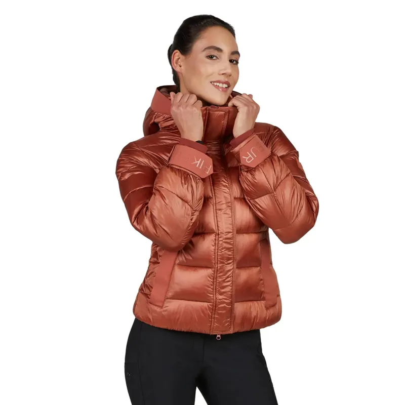 Pikeur Selection 8016 Womens Quilted Jacket - Rose Wood-3