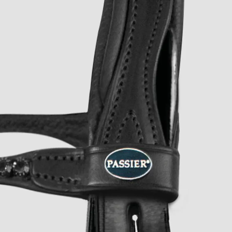 Passier Shadow Snaffle Bridle - Black-1