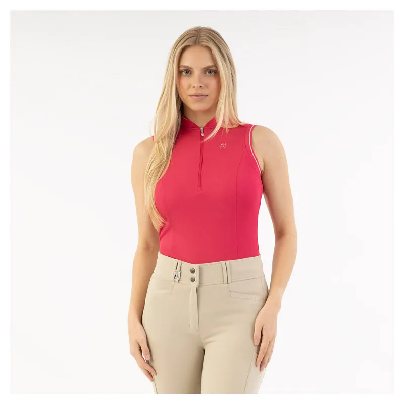 ANKY Sleeveless Polo Shirt ATC261202 Coral Innuendo