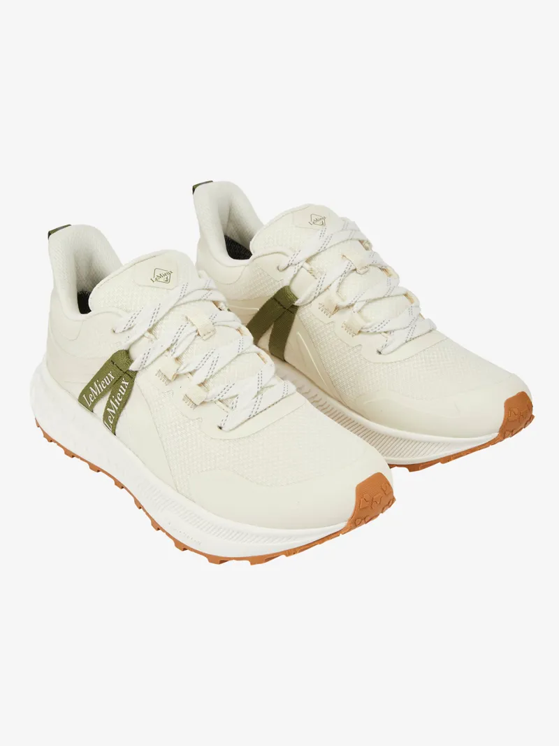 LeMieux Trax Waterproof Trainer - Ecru-3